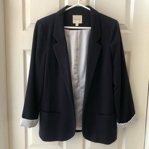 Navy Silence + Noise blazer